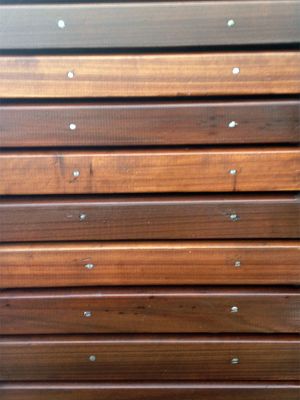 Bardage en peuplier VACWOOD D - 2 - Ecolwood